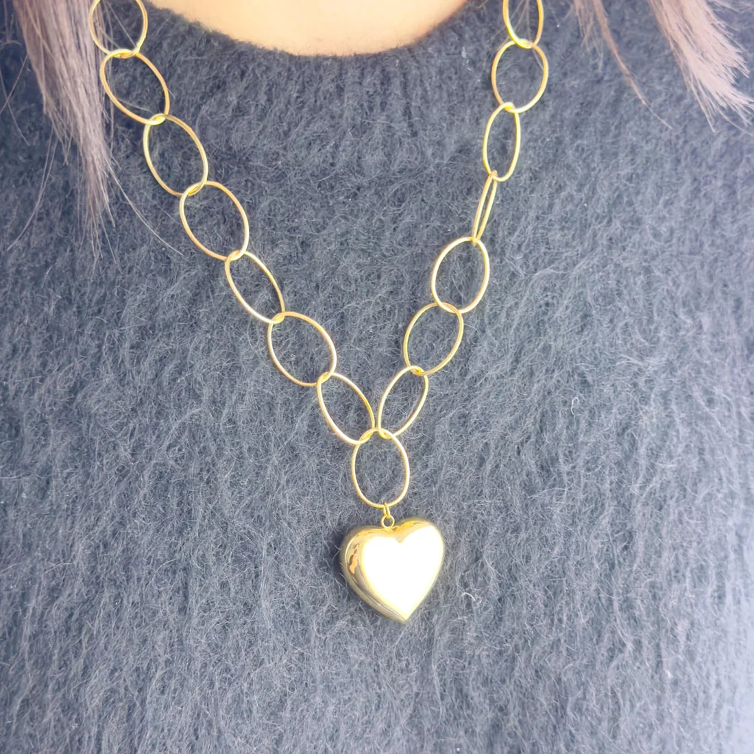 Bunny Oval ketting 50CM