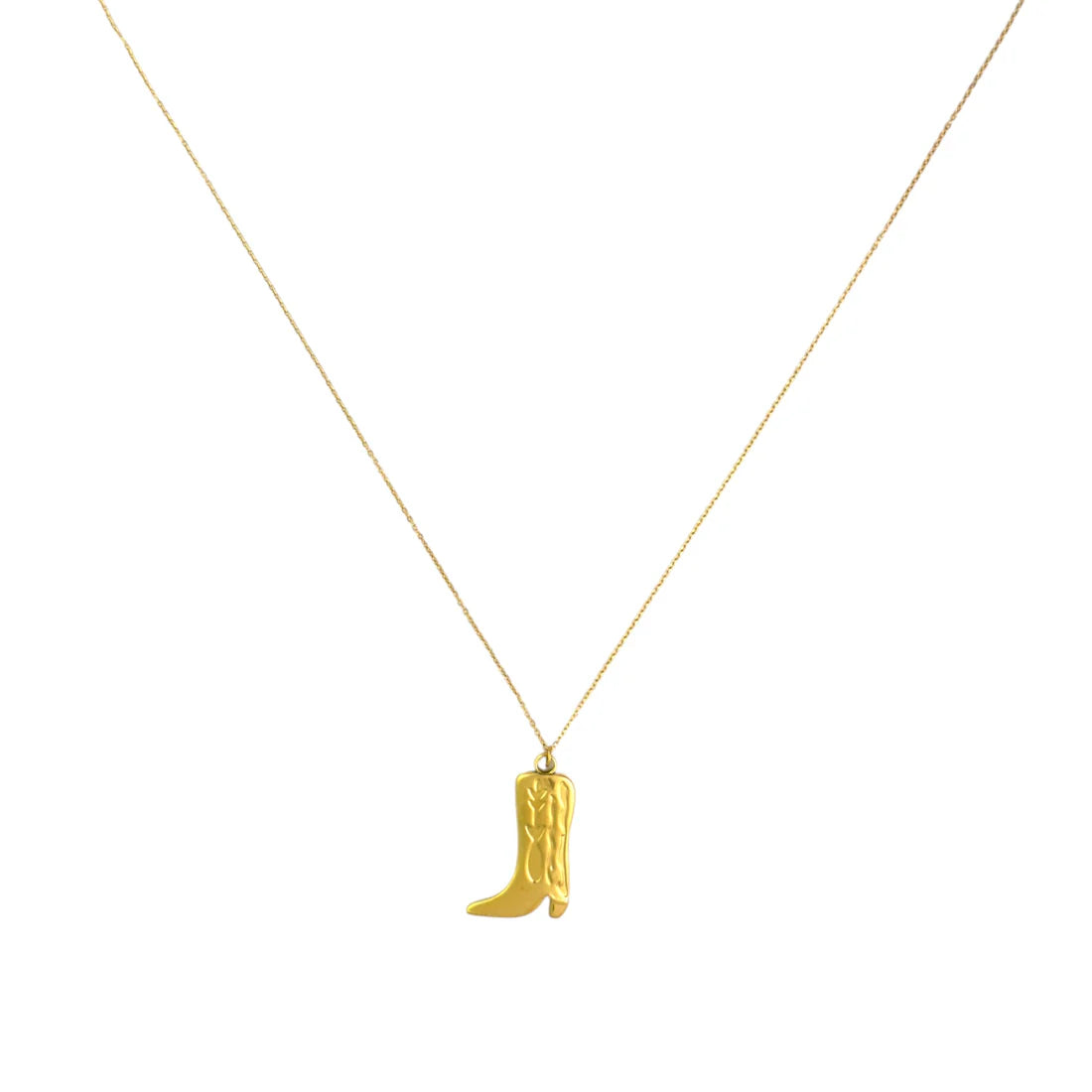 Cowgirl Boot Necklace