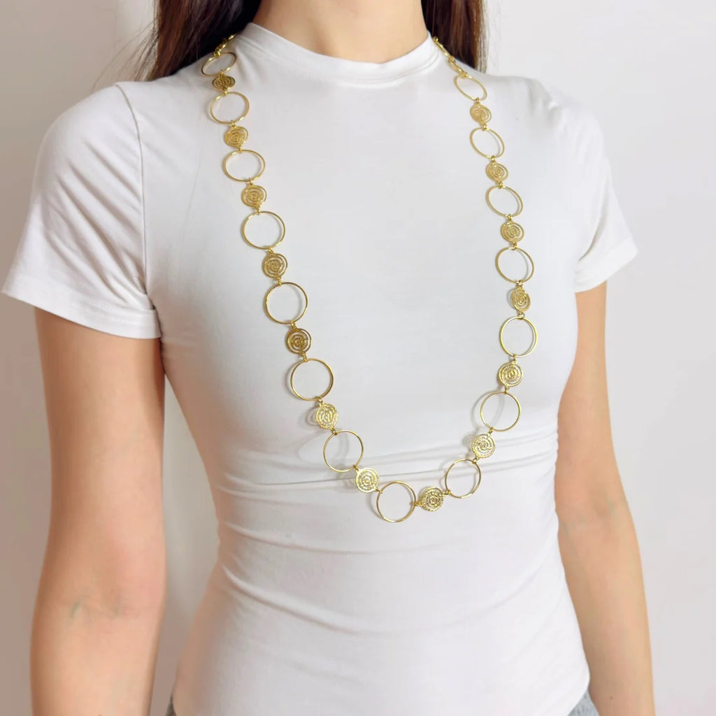 Spiral Link Necklace