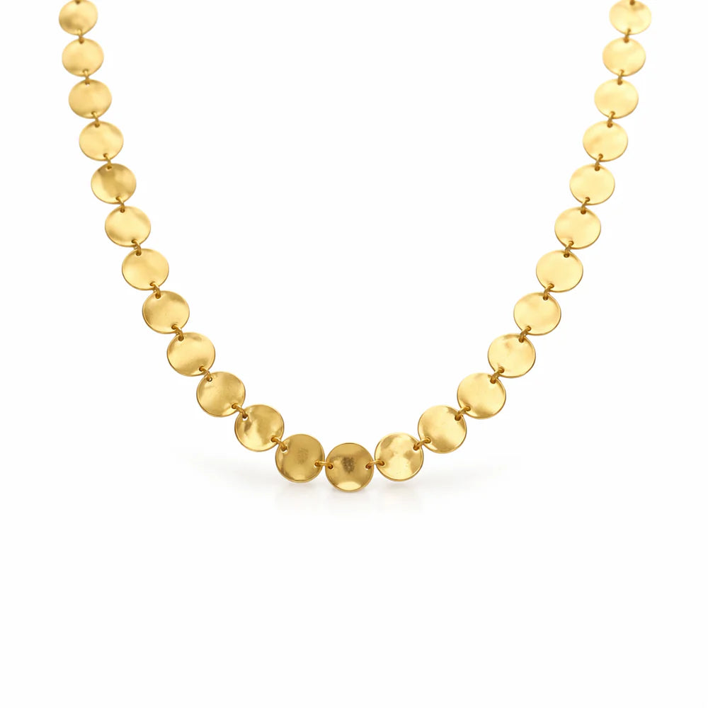 Coin Disc Necklace