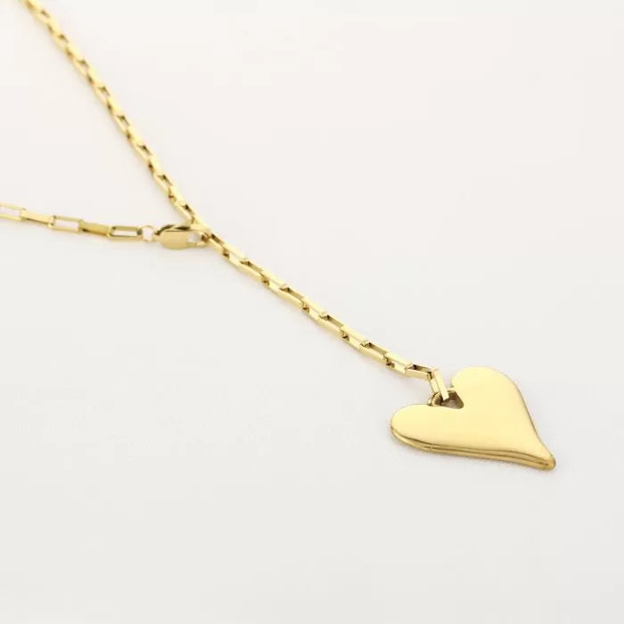 Y ketting met XL hart
