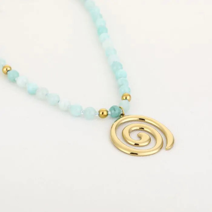 Kralen ketting met lucky sea charm