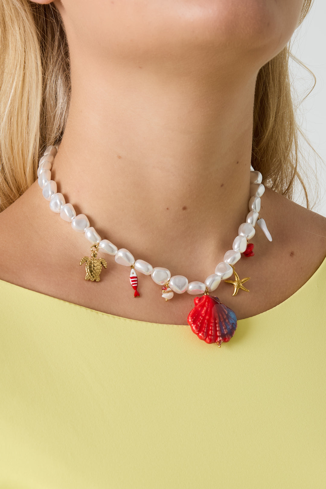 Kunstmatige parel kralen kettingen Turtle Casual vakantie/strand eenvoudige serie dames sieraden