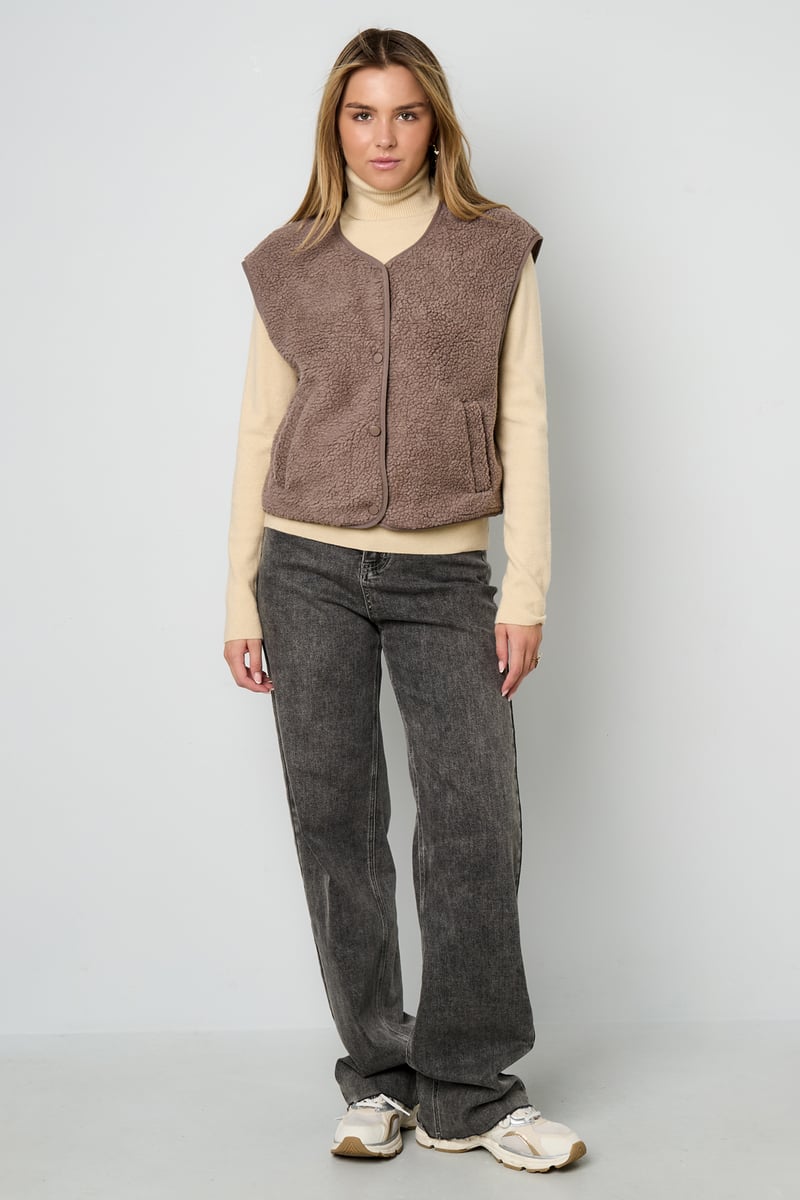 Fluffy Teddy vest