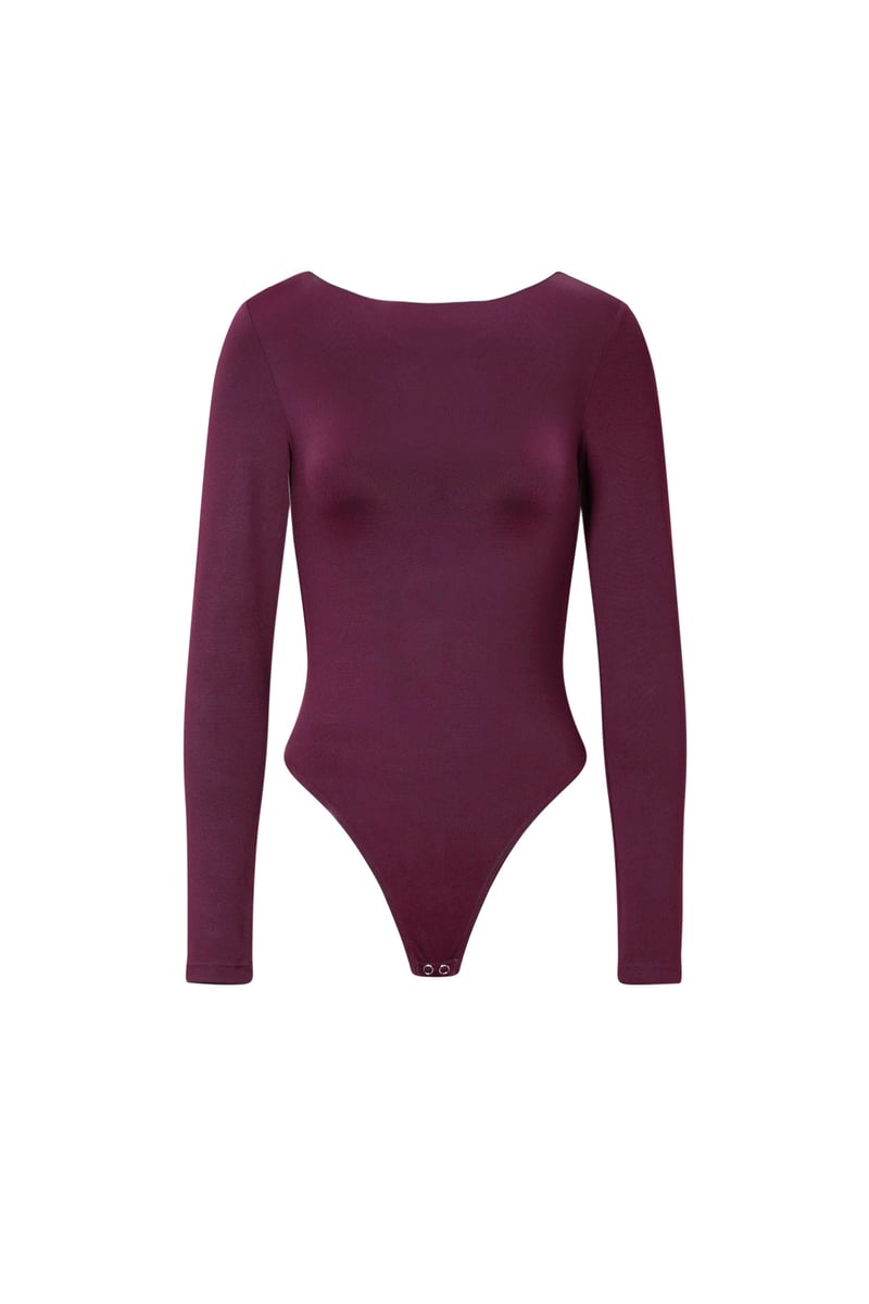 Nylon Shapewear Bodysuit Effen kleur Basic All Fit Kleding