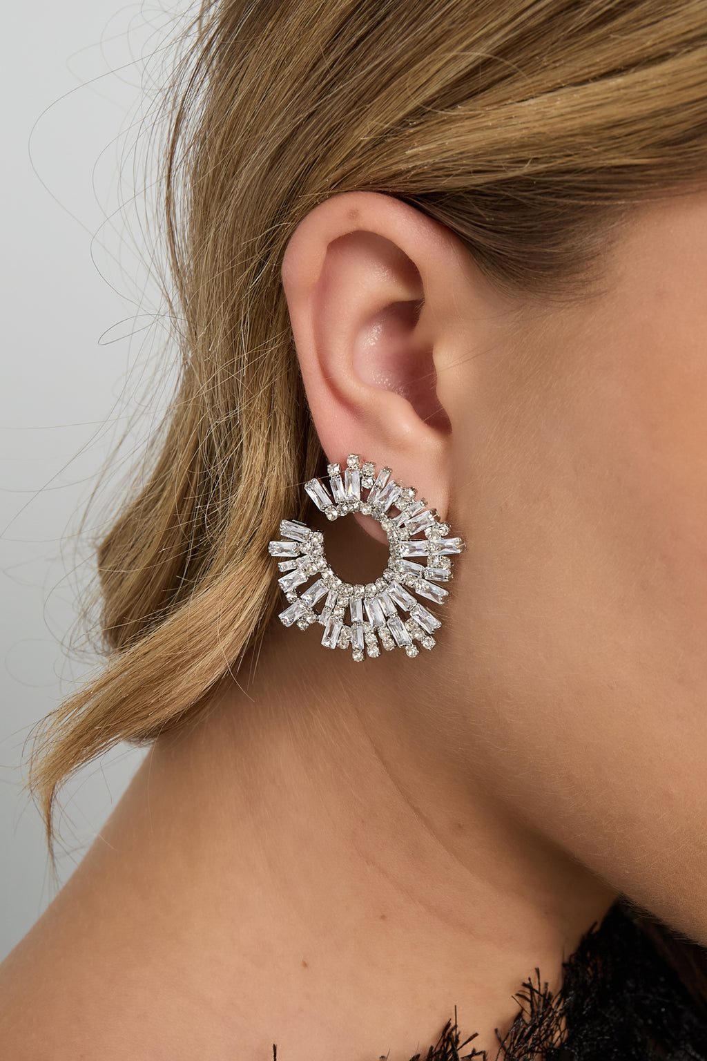 Koperen oorbellen Geometrisch Elegant Kerst Luxe Serie Dames sieraden