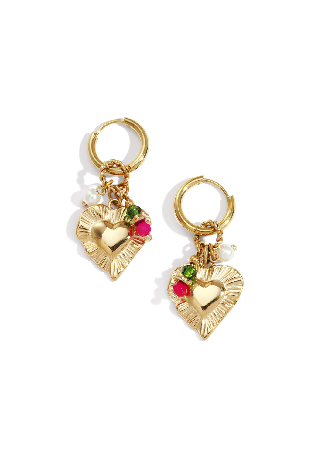 Heart Happy Charm oorbellen