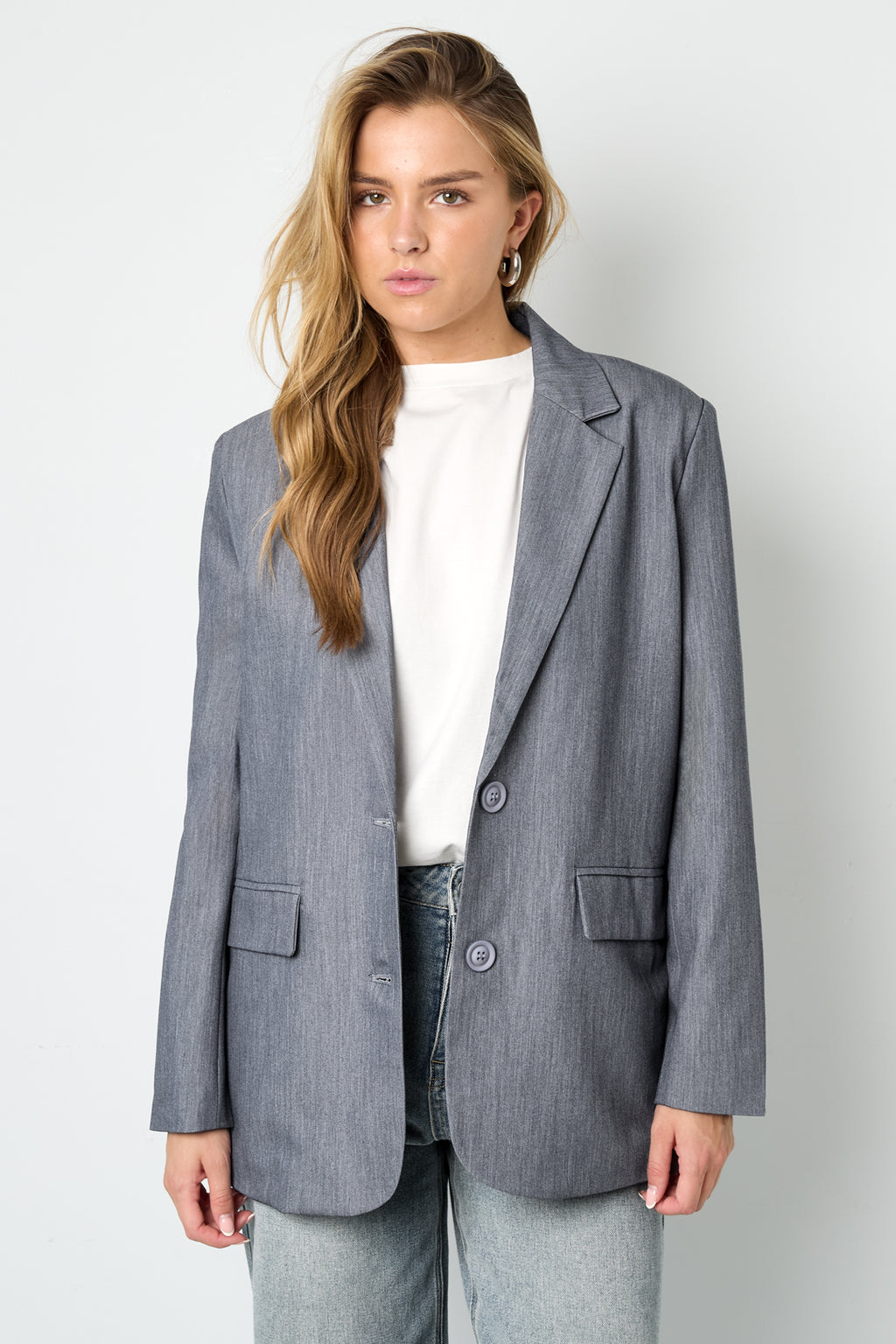 Geweven Polyestervezel Vrouwenpak Elegant Letters