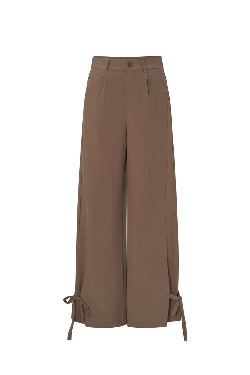 Broek met strikjes