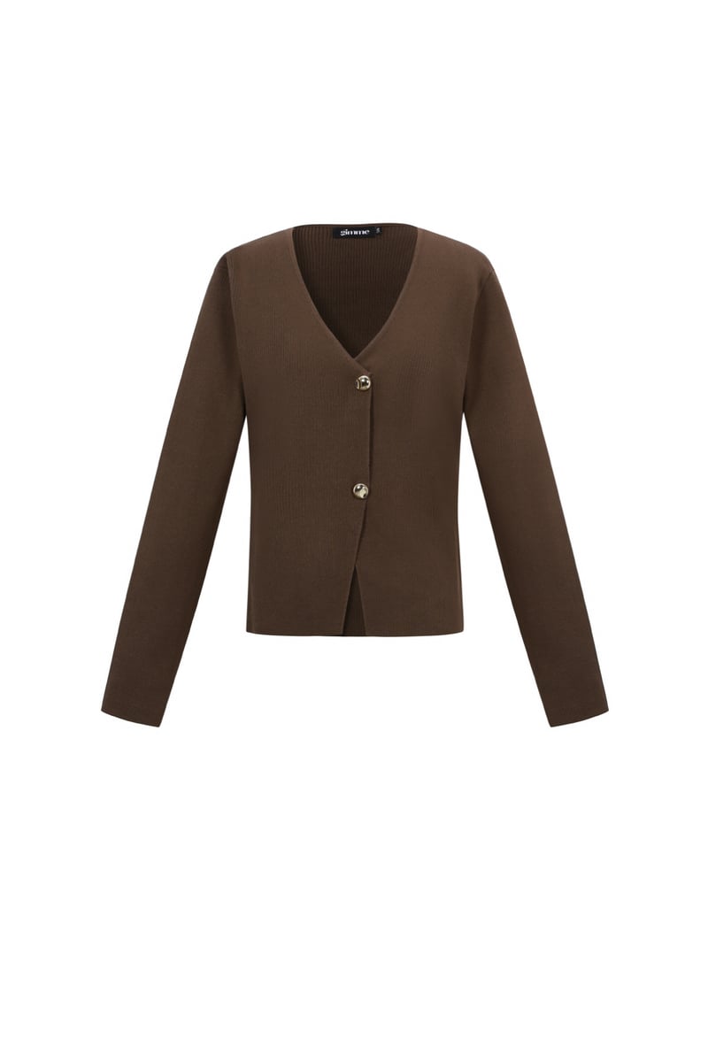 Een symmetrische cardigan