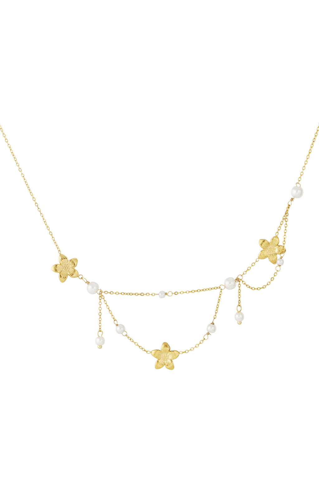 Dubbele problemen bloem ketting