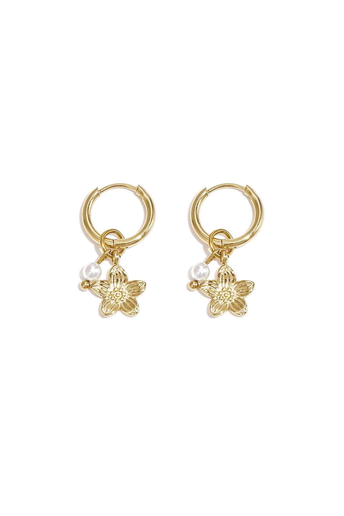 pearl blossom oorbellen