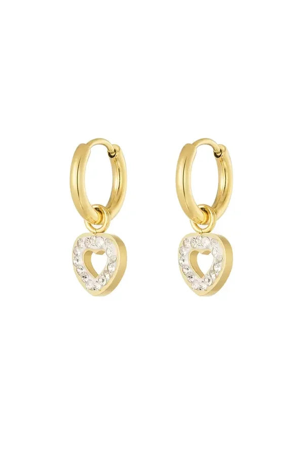 Cute heart earrings