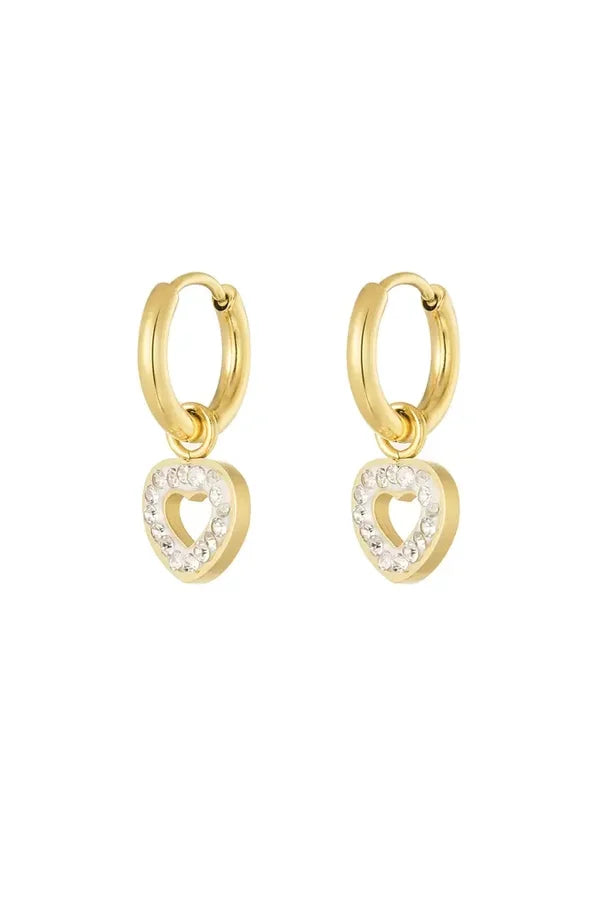 Cute heart earrings