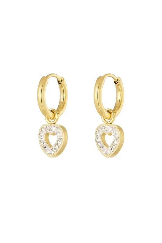 Cute heart earrings